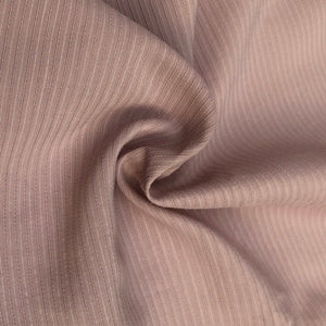 58" Cotton Lyocell Tencel Blend Striped Pink & White Woven Fabric By the Yard - APC Fabrics
