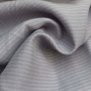 58" Cotton Lyocell Tencel Blend Striped Purple & White Woven Fabric By the Yard - APC Fabrics