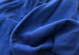 58" Cross Dye Dark Blue Cotton Blend Twill Woven Fabric By the Yard - APC Fabrics