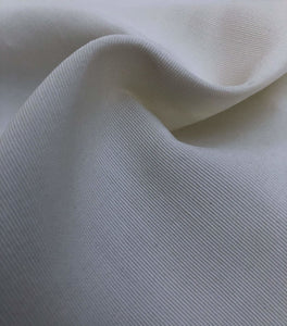 58" PFD White Greige Goods 100% Rayon Faille Ghost Woven Fabric By the Yard - APC Fabrics