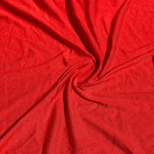 Load image into Gallery viewer, 58&quot; Solid Red 100% Viscose Rayon Piece Dyed Jersey Knit Fabric - APC Fabrics