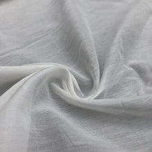 Load image into Gallery viewer, 58&quot; White 100% Supima Cotton Sheer &amp; Light Woven Fabric By the Yard - APC Fabrics
