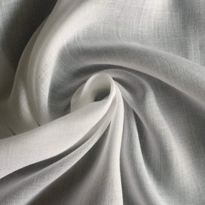 58" White Tencel Voile Mercerized Sheer Light Lining Woven Fabric By the Yard - APC Fabrics