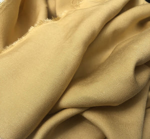 60" Banana Yellow 100% Lyocell Tencel Gabardine Twill Woven Fabric By The Yard - APC Fabrics