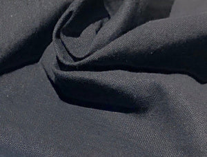 60" 100% Cotton Broadcloth Black Face Mask Woven Fabric By the Yard - APC Fabrics