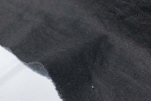 60" 100% Cotton 5 OZ Sheeting Jet Black Woven Face Mask Fabric By the Yard - APC Fabrics