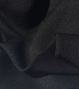 60" Black 100% Lyocell Tencel Gabardine Twill Medium Woven Fabric By The Yard - APC Fabrics