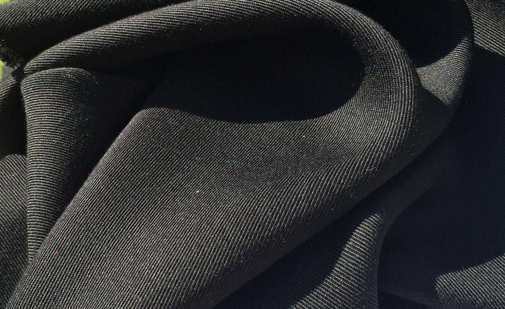 Black Gabardine Fabric  Fabric, Fabric texture, Black fabric