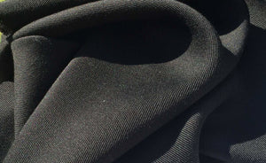 60" Jet Black 100% Lyocell Tencel Gabardine Twill Woven Fabric By the Yard - APC Fabrics