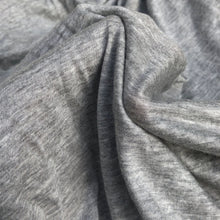 Load image into Gallery viewer, 60" Modal Cotton Blend Solid Heather Gray Jersey Knit Fabric By the Yard - APC Fabrics