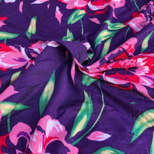 Load image into Gallery viewer, 60&quot; Modal Spandex Blend Colorful Floral Print Jersey Knit Fabric By the Yard - APC Fabrics