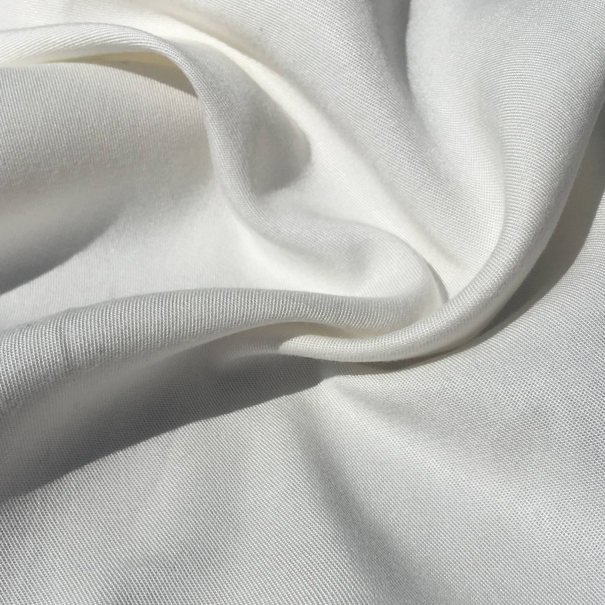 60 Poly Poplin White, Fabric by the Yard