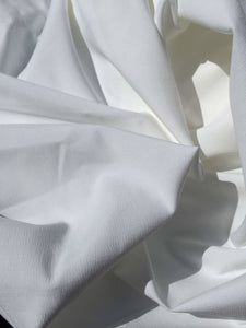 60" Solid White 100% Lyocell Tencel Bengaline Faille Light Woven Fabric By Yard - APC Fabrics