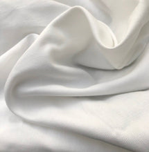 Load image into Gallery viewer, 60&quot; White 100% Organic Cotton Twill Woven Fabric By the Yard - APC Fabrics