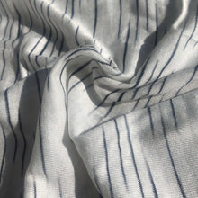 Load image into Gallery viewer, 62&quot; 100% Modal Slob White &amp; Black Tiger Striped Jersey Knit Fabric By the Yard - APC Fabrics