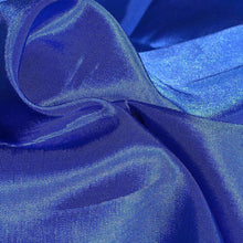 Load image into Gallery viewer, 62&quot; Ocean Blue Glossy &amp; Shiny 100% Polyester Woven Fabric By the Yard - APC Fabrics