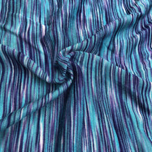 Load image into Gallery viewer, 66&quot; Blue &amp; Purple Space Dyed 100% Bamboo Knit Fabric By the Yard - APC Fabrics
