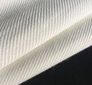74" Off White Hemp & Tencel Lyocell Bull Denim Twill Woven Heavy Fabric By Yard - APC Fabrics