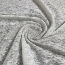 Load image into Gallery viewer, 60&quot; 100% Cotton Onion Slub 5 OZ Optic White Jersey Knit Fabric By the Yard | APC Fabrics