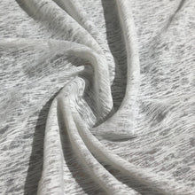 Load image into Gallery viewer, 60&quot; 100% Cotton Onion Slub 5 OZ Optic White Jersey Knit Fabric By the Yard | APC Fabrics