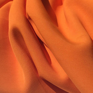 58" 100% Rayon Faille Blitz Orange & Lime Green Light Weight Woven Fabric By the Yard | APC Fabrics