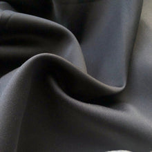 Load image into Gallery viewer, 58&quot; Dull Satin 100% Polyester Solid Black Woven Fabric By the Yard | APC Fabrics