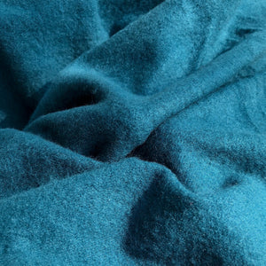58" Modal Spandex Stretch Fleece Aqua Blue Knit Fabric By the Yard | APC Fabrics