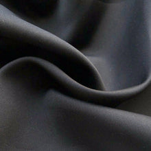 Load image into Gallery viewer, 58&quot; Dull Satin 100% Polyester Solid Black Woven Fabric By the Yard | APC Fabrics