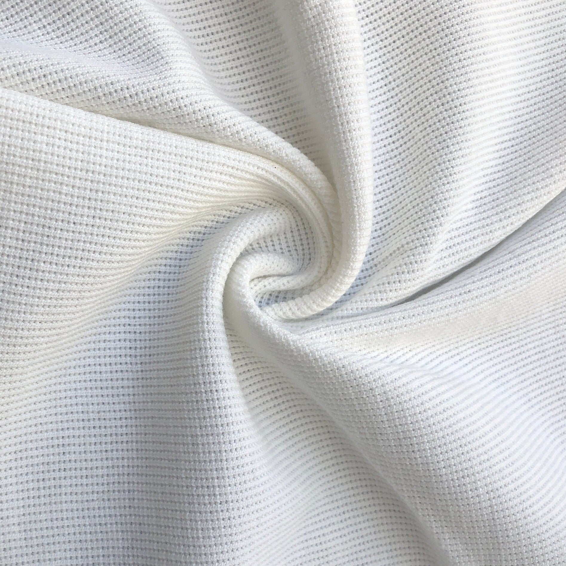 58 PFD White Greige Goods 100% Cotton Heavy Woven Fabric By the