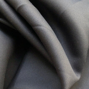 58" Dull Satin 100% Polyester Solid Black Woven Fabric By the Yard | APC Fabrics