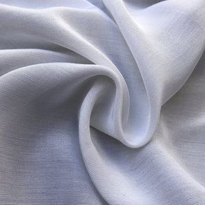 58" Peachskin Acetate White Faille Woven Fabric By the Yard | APC Fabrics