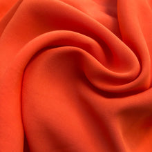 Load image into Gallery viewer, 60&quot; 100% Rayon Faille Blitz Dark Orange Woven Fabric By the Yard | APC Fabrics
