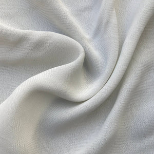 58" 100% Tencel Lyocell Georgette Solid White Light Woven Fabric By the Yard - APC Fabrics