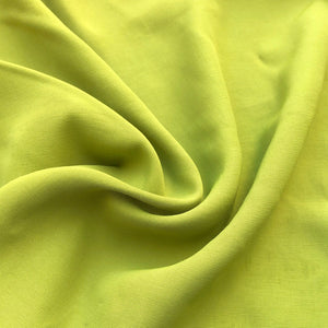 58&quot; 100% Rayon Faille Blitz Bright Neon Green Light Weight Woven Fabric By the Yard | APC Fabrics
