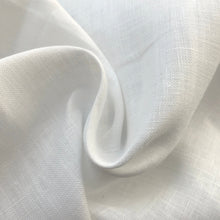 Load image into Gallery viewer, 52&quot; 100% Linen 5.5 OZ White Woven Fabric By the Yard | APC Fabrics