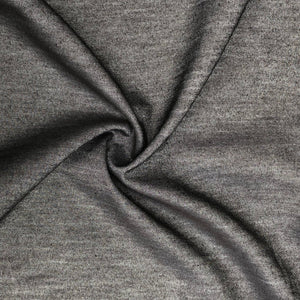 58" Cotton Soft Chambray Charcoal Gray Black Woven Fabric By the Yard - APC Fabrics