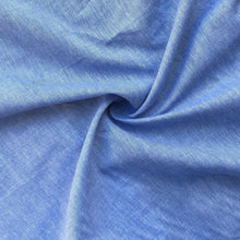 Load image into Gallery viewer, 58&quot; 100% Pima Cotton Chambray Voile Baby Blue Light Woven Fabric By the Yard - APC Fabrics