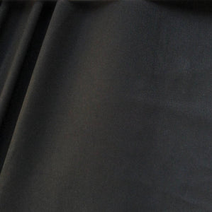 60" 100% Cotton Twill 6 OZ Black Apparel & Face Mask Woven Fabric By the Yard - APC Fabrics