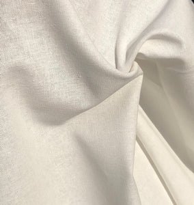 60" 100% Cotton 5 OZ Sheeting White Apparel & Face Mask Woven Fabric By the Yard - APC Fabrics