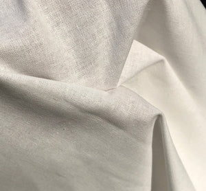60" 100% Cotton 5 OZ Sheeting White Apparel & Face Mask Woven Fabric By the Yard - APC Fabrics