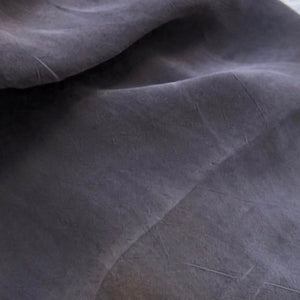 58" 100% Rayon Bemberg Enzyme Washed Silk-Hand Purple & Black 7 OZ Light Woven Fabric By the Yard - APC Fabrics