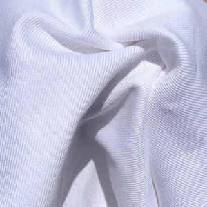 60" 100% Cotton Twill 7 OZ Optic White Apparel & Face Mask Woven Fabric By the Yard - APC Fabrics