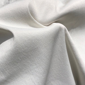 58" PFD Cotton Rayon Lycra Spandex Stretch Twill White 7.5 OZ Apparel Woven Fabric By the Yard - APC Fabrics