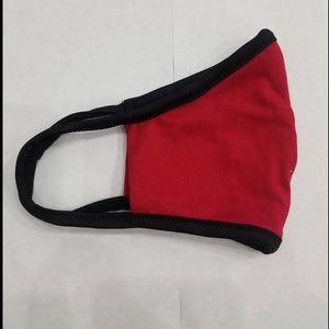 Red USA Made Face Mask & Face Wear Jersey Knit Spandex | APC Fabrics