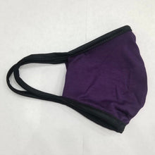 Load image into Gallery viewer, Eggplant Purple USA Made Face Mask &amp; Face Wear Jersey Knit Spandex | APC Fabrics
