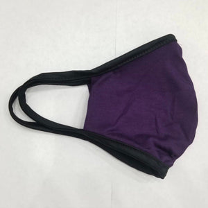 Eggplant Purple USA Made Face Mask & Face Wear Jersey Knit Spandex | APC Fabrics