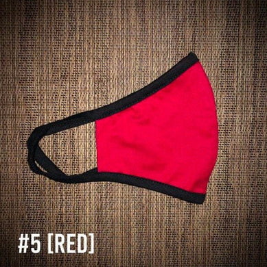 Red USA Made Face Mask & Face Wear Jersey Knit Spandex | APC Fabrics