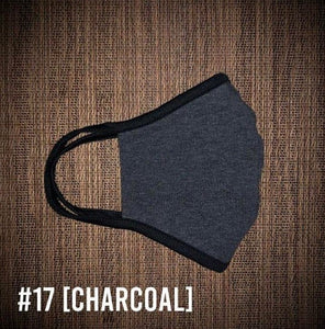 Charcoal Gray USA Made Face Mask & Face Wear Jersey Knit Spandex | APC Fabrics