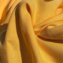 Load image into Gallery viewer, 60&quot; Butter Yellow 100% Lyocell Tencel Gabardine Twill Eco Friendly Medium Weight Apparel Woven Fabric By The Yard | APC Fabrics