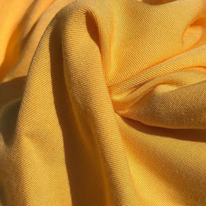 60" Butter Yellow 100% Lyocell Tencel Gabardine Twill Eco Friendly Medium Weight Apparel Woven Fabric By The Yard | APC Fabrics